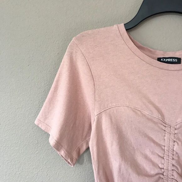 ❗️MOVING SALE: MAKE AN OFFER❗️ Express Ruched Front/Corset Top - Picture 5 of 7